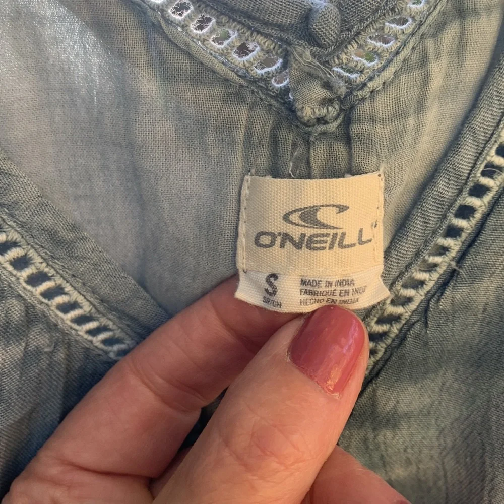 Airy O’Neill blue-grey casual sundress, size S - Picture 2 of 3